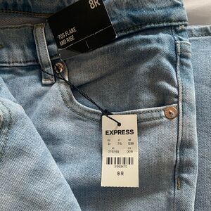 Mid Rise Light Wash '70s Flare Jeans women’s express